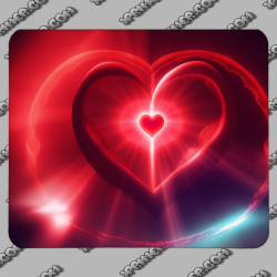 Tapis de Souris 24cm x 20cm Saint Valentin 2